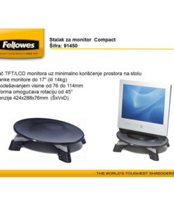 Alternative view of Stalak za monitor Compact Fellowes 91450 crno-srebrni