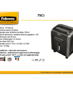 Alternative view of Uništivač dokumentacije (konfete) 79Ci Fellowes 4679004
