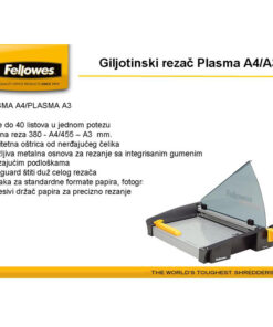 Alternative view of Rezač stoni za papir (giljotina) A4 Plasma Fellowes 5411001