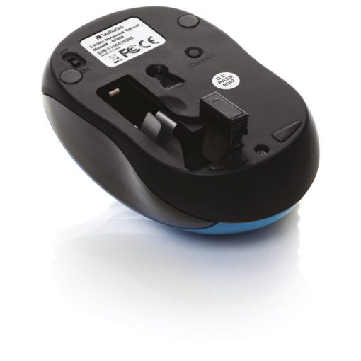 Miš usb 3tipke bežični laserski GO Nano Verbatim 49044 plavi blister - Image 4
