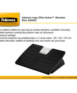 Alternative view of Odmarač nogu Microban Fellowes 8035001