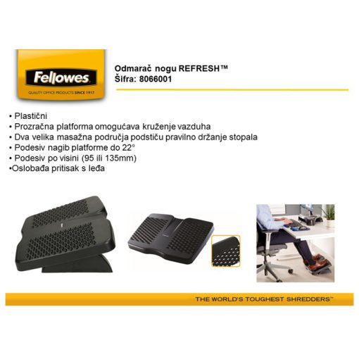 Odmarač nogu Refresh Fellowes 8066001 - Image 2