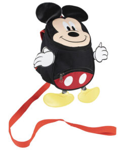 Ranac vrtićki sa kaišem 4D Mickey Cerda 2100003393 crno-crveni!!