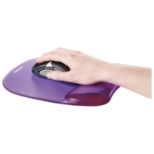 Podloga za miša sa odmaračem ergonomska-gel Fellowes 9144104 ljubičasta blister - Image 4