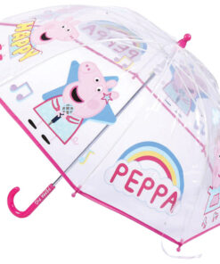 Kišobran dečji ručni (kupola) 45cm Peppa Pig Cerda 2400000657 providni!!