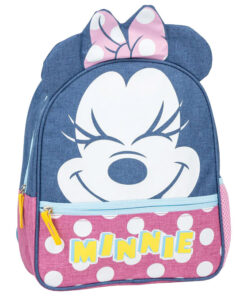 Ranac predškolski oblik 1zip 1 džep Minnie Cerda 2100005124 roze-crni