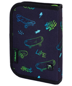 Alternative view of Pernica prazna 1zip 2preklopa AC1 Skate Lifestyle 24.Head 503024068 crno-zelena