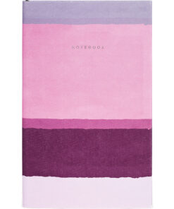 Notes 13x21cm linije 192strane s gumicom Stripes Bubblegum FSC Castelli 0QO4IS-008