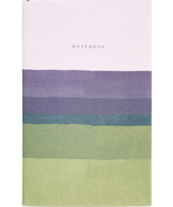 Notes 13x21cm linije 192strane s gumicom Stripes Mauve FSC Castelli 0QO4IS-009