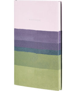 Alternative view of Notes 13x21cm linije 192strane s gumicom Stripes Mauve FSC Castelli 0QO4IS-009