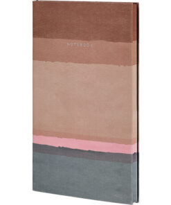 Alternative view of Notes 13x21cm linije 192strane s gumicom Stripes Rust FSC Castelli 0QO4IS-011