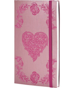 Alternative view of Notes 13x21cm linije 192strane s gumicom Lace Heart FSC Castelli 0QO4LD-172