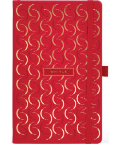 Notes 13x21cm linije 192strane s gumicom Cesello Whirls FSC Castelli 0QO4LL-005