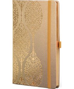 Alternative view of Notes 13x21cm linije 192strane s gumicom Oriental Charme Gold Arabesque FSC Castelli 0QO4LO-A90