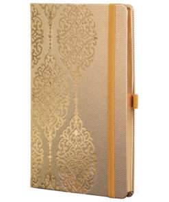 Alternative view of Notes 19x25cm linije 192strane s gumicom Oriental Charme Gold Arabesque FSC Castelli 0QO7LO-A90