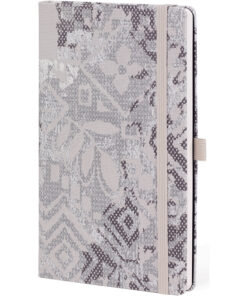 Alternative view of Notes 13x21cm linije 192strane s gumicom Shabby Grey Texture FSC Castelli 0QO4IH-W01