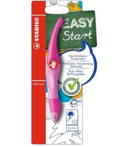 Rollerball naliv pero EASY START za desnoruke PINK, Stabilo