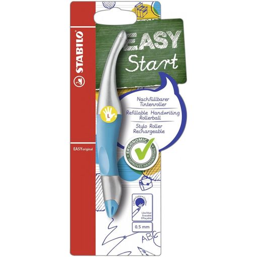 Rollerball naliv pero EASY START za levoruke Plavi, Stabilo