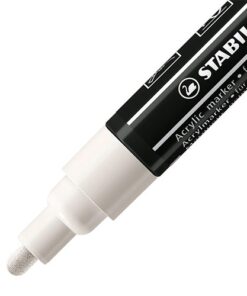 Marker na vodenoj bazi 2-3mm T300 BELI, STABILO FREE