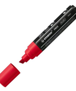 Marker na vodenoj bazi kosi vrh 4-10mm T800c CRVENI, STABILO FREE