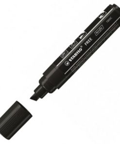 Marker na vodenoj bazi kosi vrh 4-10mm T800c CRNI, STABILO FREE