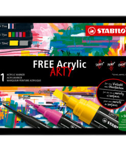 Alternative view of SET Markera na vodenoj bazi FREE MIX Tips Color Acrylic Marker 1/11, STABILO
