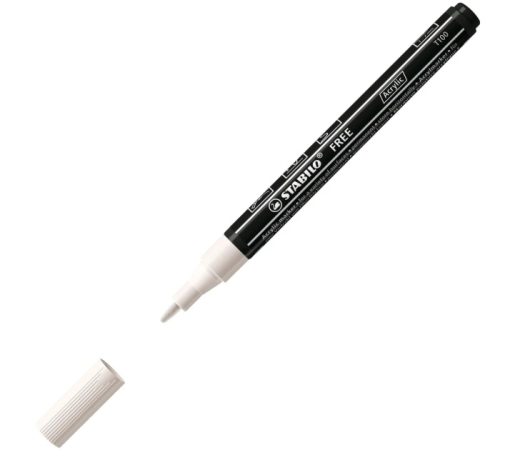 SET Markera na vodenoj bazi FREE MIX Tips 1/3 BELI, STABILO - Image 3