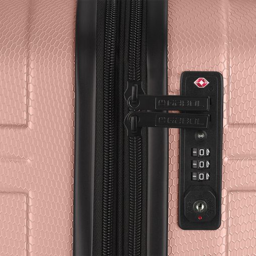 Kofer srednji PROŠIRIVI 46x65x27/30 cm  ABS 70,2/78l-3,8 kg Bari roze Gabol - Image 6