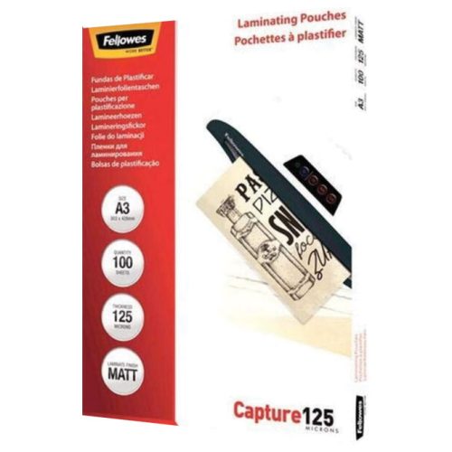 Folija za plastificiranje  125my A3 mat pk100 Fellowes 5328601