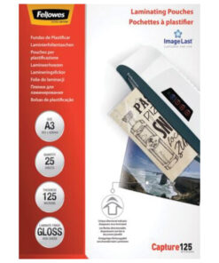 Folija za plastificiranje 125my A3 sjajna pk25 Fellowes 5396501