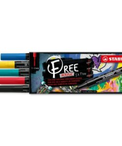 SET Markera na vodenoj bazi FREE Acrylic Marker T100 Royal 1/5, STABILO