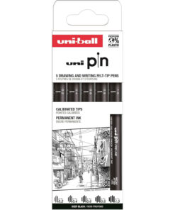 Set 5 flomastera za lepo pisanje i crtanje 0.2-1.0mm Classic UNI PIN