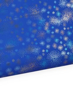 Alternative view of Ukrasni papir 70x200cm Metallic mix PLAVI, Dono