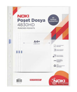 Fascikla U A4+ 60my Crystal Maxi size 238x300mm, Noki