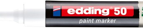 Paint marker E-50 Ecoline 2-3mm bela Edding