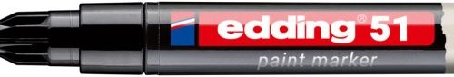 Paint marker E-51 Ecoline 1-2mm crna Edding