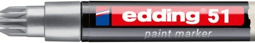 Paint marker E-51 Ecoline 1-2mm srebrna Edding