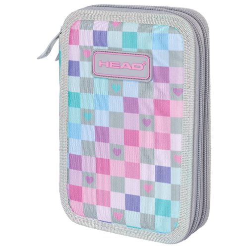 Pernica prazna 2zipa AC2 Checkered Hearts 24.Head 503024066 pastelni