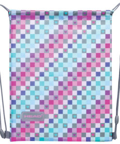 Torba za fizičko AD1 Checkered Hearts 24.Head 507024051 pastelni