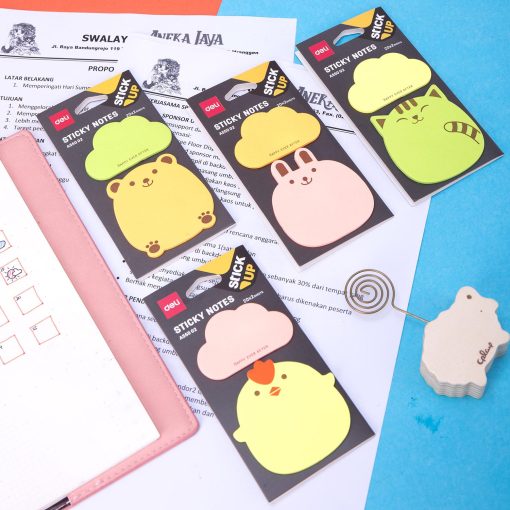 STICKY NOTES Fancy životinje EA55002, DELI - Image 3