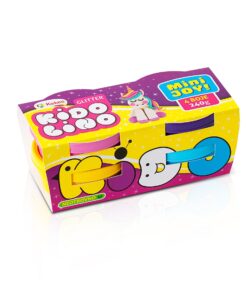 Plastelin KIDOLINO GLITTER MiniJoy u čaši 1/4 240gr, Kekec