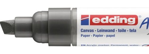 Akrilni marker E-5000 broad 5-10mm kosi vrh antracit Edding