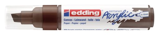 Akrilni marker E-5000 broad 5-10mm kosi vrh tamno braon Edding
