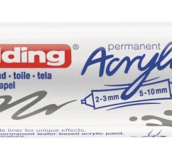 Akrilni marker E-5400 double-liner sa dva vrha antracit Edding