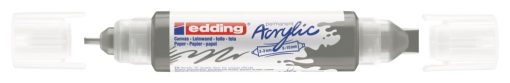 Akrilni marker E-5400 double-liner sa dva vrha antracit Edding - Image 2