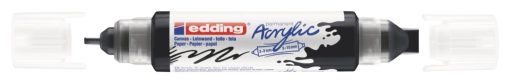 Akrilni marker E-5400 double-liner sa dva vrha crna Edding - Image 2