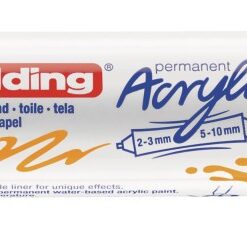Akrilni marker E-5400 double-liner sa dva vrha jarko žuta Edding