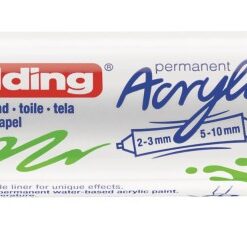 Akrilni marker E-5400 double-liner sa dva vrha limun zelena Edding