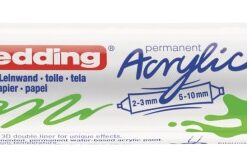 Alternative view of Akrilni marker E-5400 double-liner sa dva vrha limun zelena Edding
