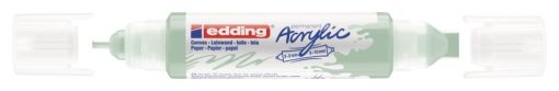 Akrilni marker E-5400 double-liner sa dva vrha mramorno zelena Edding - Image 2